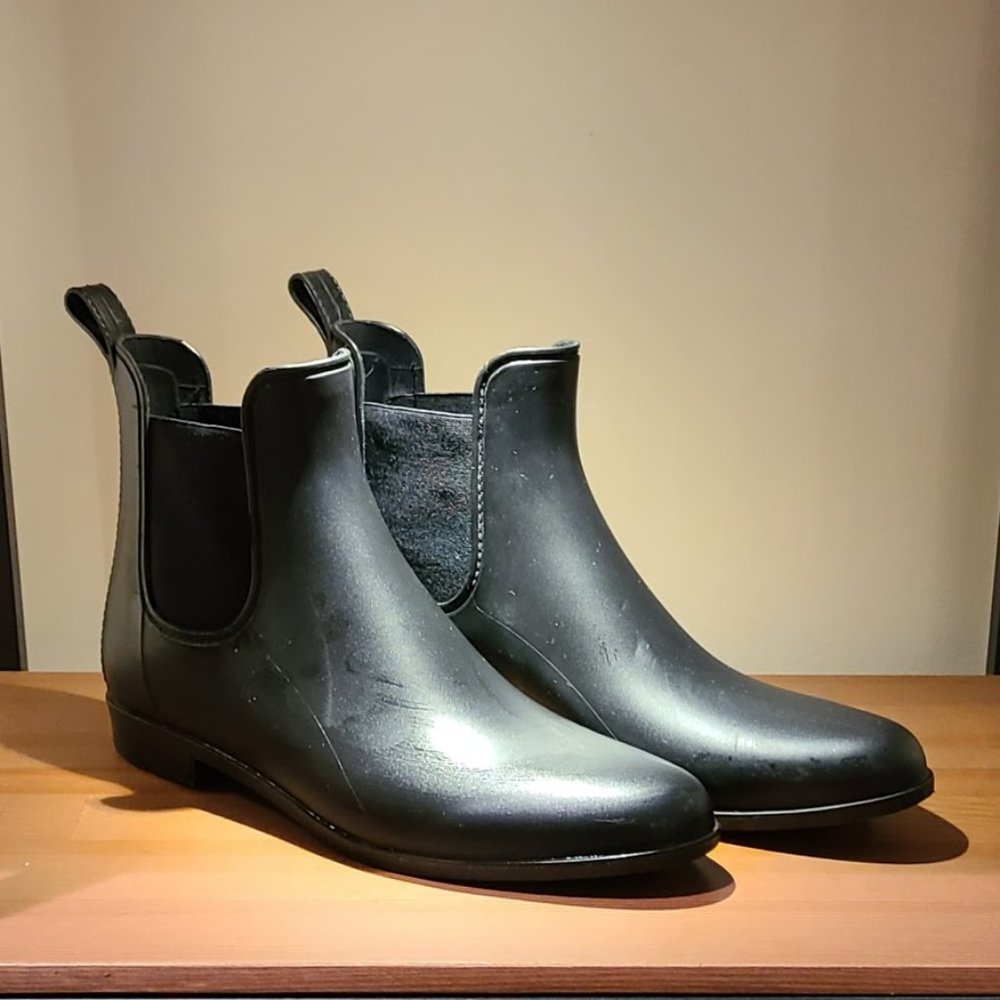 👢 Sam Edelman Tinsley Rubber Rain Chelsea Boots